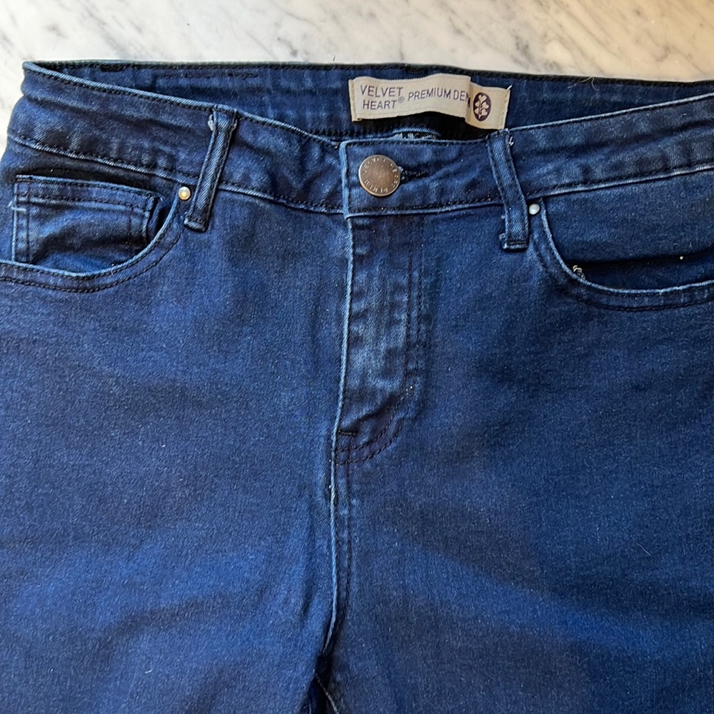 Bootcut dark jeans